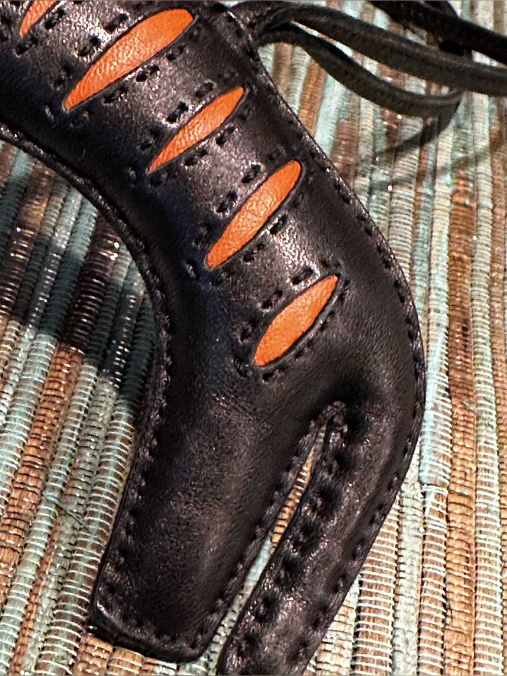 Hermès Black and Sesame Milo Lambskin Rooroo Charm - Picture 3 of 7